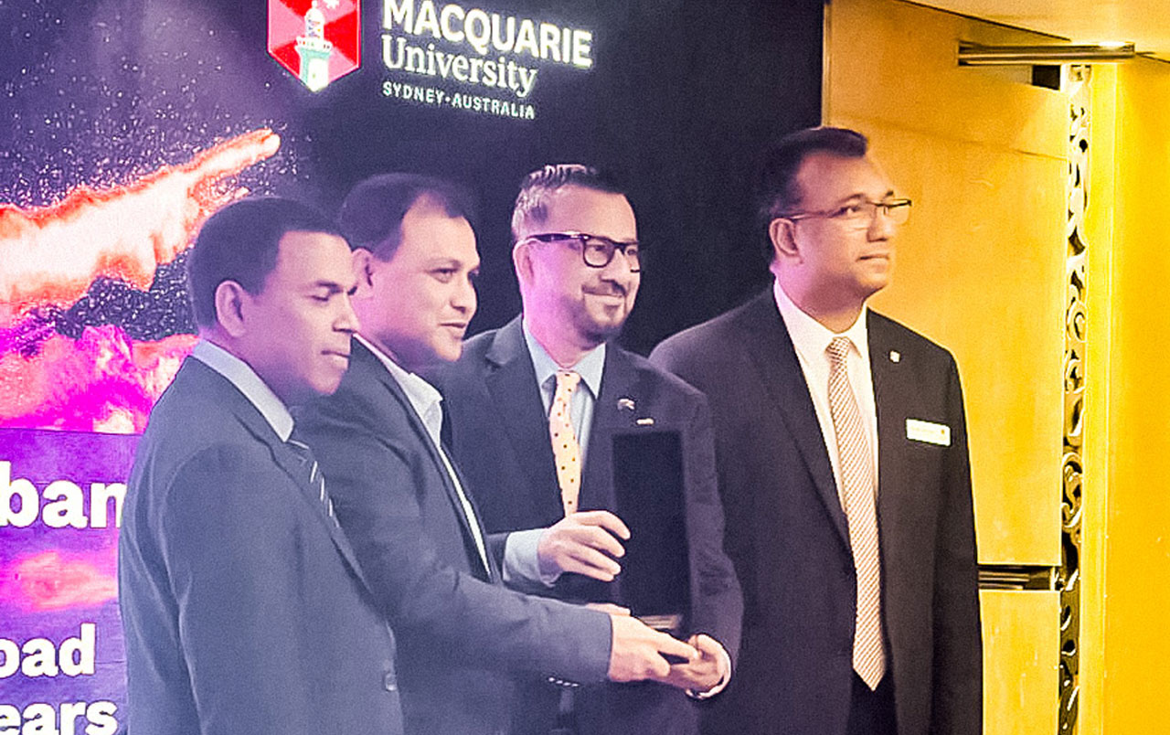 Macquarie University Honors Mohammed Rabbani Hossain for 23 Years of Service to International Education