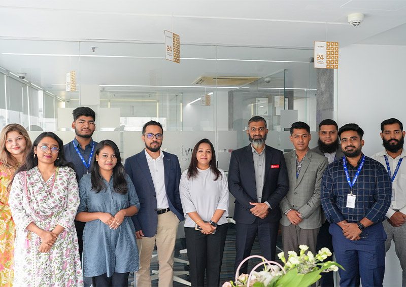 Griffith University Team Visits Executive Study Abroad’s Banani Office
